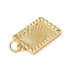 Rack Plating Brass Pendants&nbsp;KK-H431-38G