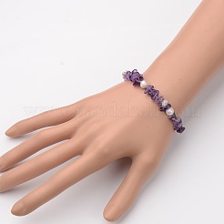 Gemstone Chip Stretch Bracelets&nbsp;BJEW-JB01516-02