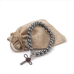 Natural/Synthetic Round Mixed Stone Stretch Bracelets&nbsp;BJEW-JB03845