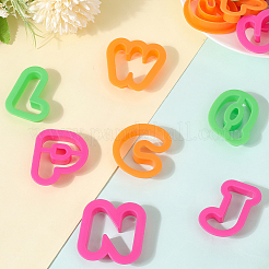 52Pcs 26 Styles Plastic Clay Molds&nbsp;DIY-SC0030-51