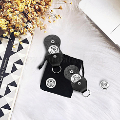 Flat Round Double-Sided Engraved Stainless Steel Commemorative Decision Maker Coin Set&nbsp;AJEW-GL0001-99B