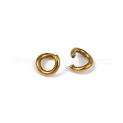 304 Stainless Steel Open Jump Rings&nbsp;STAS-Z137-01G-01