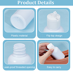Plastic Empty Refillable Bottle&nbsp;AJEW-WH0070-25