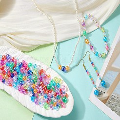 140G UV Plating Transparent Acrylic Beads&nbsp;OACR-SZ0001-54