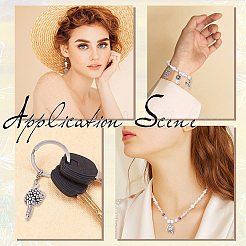 80Pcs 8 Style Tibetan Style Alloy Pendants&nbsp;TIBEP-SC0002-19