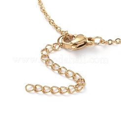 304 Stainless Steel Chain Necklaces&nbsp;NJEW-G335-35G