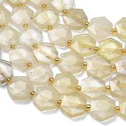 Natural Lemon Quartz(Heated) Beads Strands&nbsp;G-L660-A05-01