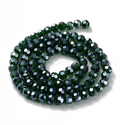 Electroplate Glass Bead Strands&nbsp;EGLA-R015-6mm-17