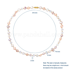 Cultured Freshwater Pearl Beaded Necklaces&nbsp;NJEW-JN02663
