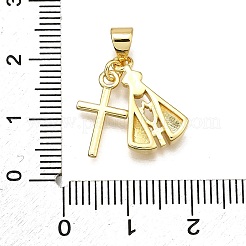 Rack Plating Brass Pendants&nbsp;KK-D343-09G
