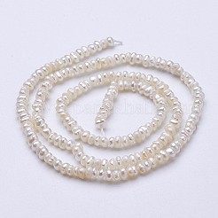 Natural Cultured Freshwater Pearl Beads Strands&nbsp;PEAR-F004-67A