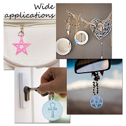 DIY Star of David & Ankh Cross Silicone Resin Casting Molds&nbsp;DIY-SC0013-07