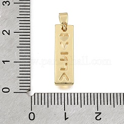 Brass Pendants&nbsp;KK-C263-23C-G