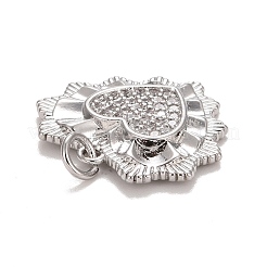 Cubic Zirconia Pendants&nbsp;KK-E275-13P