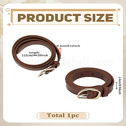 PU Leather Corset Belts with Zinc Alloy Clasps&nbsp;AJEW-WH0007-33B