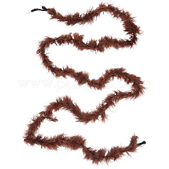 1Pc Turkey Feathers Fluff Boa for Dancing&nbsp;AJEW-GF0012-31B