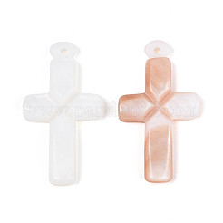Natural Freshwater Shell Pendants&nbsp;SHEL-N038-08