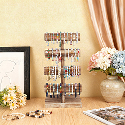 4-Tier T-Bar Bracelet Organizer Riser Stands&nbsp;BDIS-WH0010-20