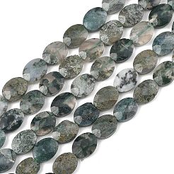 Natural Moss Agate Beads Strands&nbsp;G-H349-A01-22