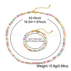 Fashionable European and American Style Shell Beaded Bracelets & Necklaces Set for Women&nbsp;VE9378