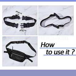 2Pcs Nylon & Plastic Extension Strap for Outdoor&nbsp;AJEW-FH0006-05