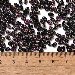 Spray Painted Glass Seed Beads&nbsp;SEED-F005-08A-02