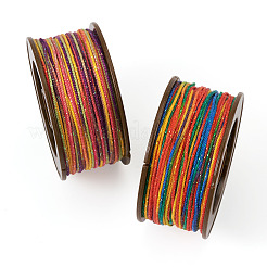 2 Rolls 2 Colors Segment Dyed Round Polyester Twisted Cords&nbsp;OCOR-TA0003-59E