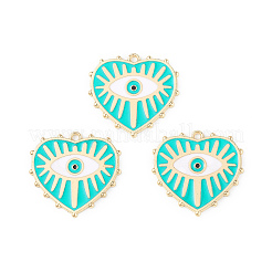 Rack Plating Alloy Enamel Pendants&nbsp;ENAM-K067-05A