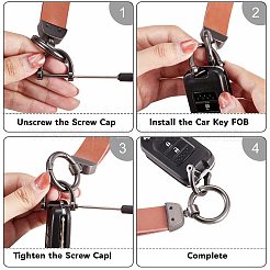 Genuine Leather Car Key Keychain&nbsp;JX273A