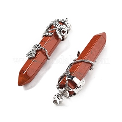 Natural Red Jasper Big Pointed Pendants&nbsp;G-A172-16G