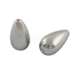 ABS Plastic Imitation Pearl Teardrop Beads&nbsp;MACR-S265-M