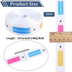 School Season Theme Polyester Printed Grosgrain Ribbon&nbsp;OCOR-WH20006-20A