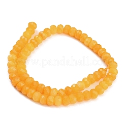 Faceted Dyed Natural White Jade Beads Strands&nbsp;GG-CBAE966-01A-C