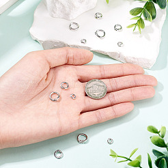 12Pcs 3 Styles Brass Open Jump Rings&nbsp;KK-TA0008-82P
