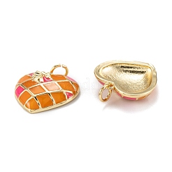 Brass Enamel Pendants&nbsp;KK-A155-13G