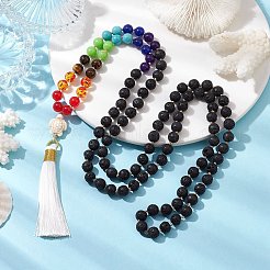 Gemstone Pendant Necklaces&nbsp;NJEW-JN04761