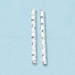 Rack Plating Brass Straight Tube Beads&nbsp;KK-WH0061-03C-S