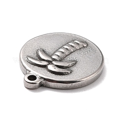 Non-Tarnish 304 Stainless Steel Pendants&nbsp;STAS-B024-18P