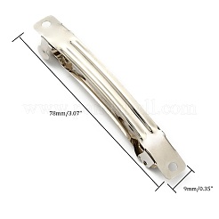 Iron Hair Barrette Findings&nbsp;IFIN-A171-06F