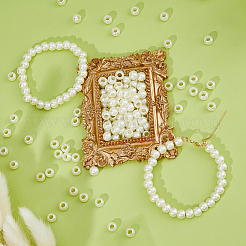 500Pcs Imitation Pearl Acrylic European Beads&nbsp;OPDL-DC0001-02