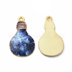 Alloy Printed Pendants&nbsp;PALLOY-D581-02