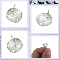 40Pcs Brass Stud Earrings Findings&nbsp;KK-SC0006-87P