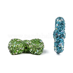 Polymer Clay Rhinestone Beads&nbsp;RGLA-D050-03
