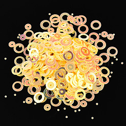 Ornament Accessories Disc Plastic Paillette Beads&nbsp;PVC-R017-0520