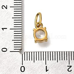 Ion Plating(IP) 304 Stainless Steel Rhinestone Pendants&nbsp;STAS-A104-15G-01