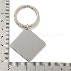 Mother's Day Gift 201 Stainless Steel Word Best Grandma Keychains&nbsp;LS-KEYC-E040-01P-01