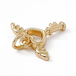 Rack Plating Brass Pendants&nbsp;KK-M236-11G