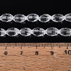 Transparent Glass Beads Strands&nbsp;GLAA-N071-01A-A01