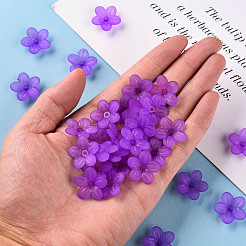 Frosted Acrylic Bead Caps&nbsp;MACR-S371-08A-747