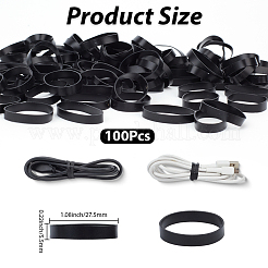 100Pcs Silicone Cable Ties&nbsp;FIND-SP0005-36